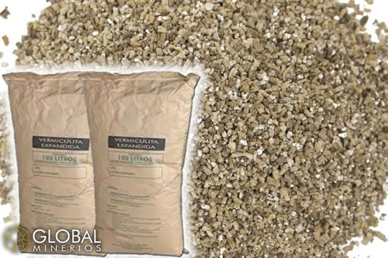 Minerio vermiculita Expandida